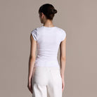 Cap Sleeve Fitted Top - shopaleena