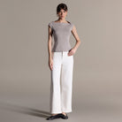 Cap Sleeve Fitted Top - shopaleena