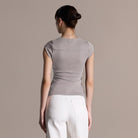 Cap Sleeve Fitted Top - shopaleena