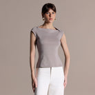 Cap Sleeve Fitted Top - shopaleena