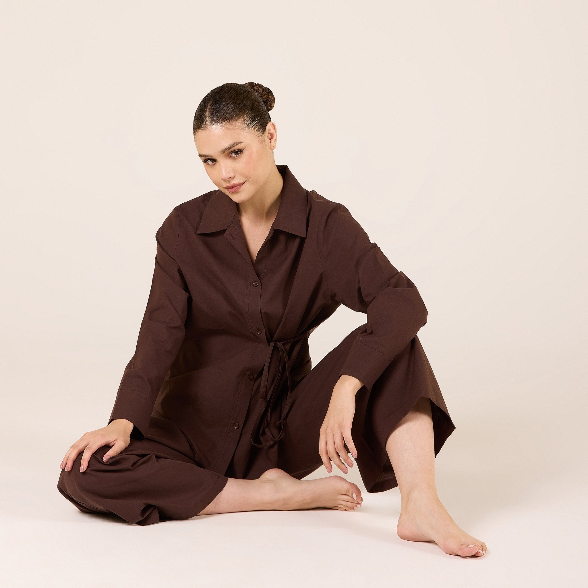 Cotton Floral Print Wide Leg Pants - shopaleena