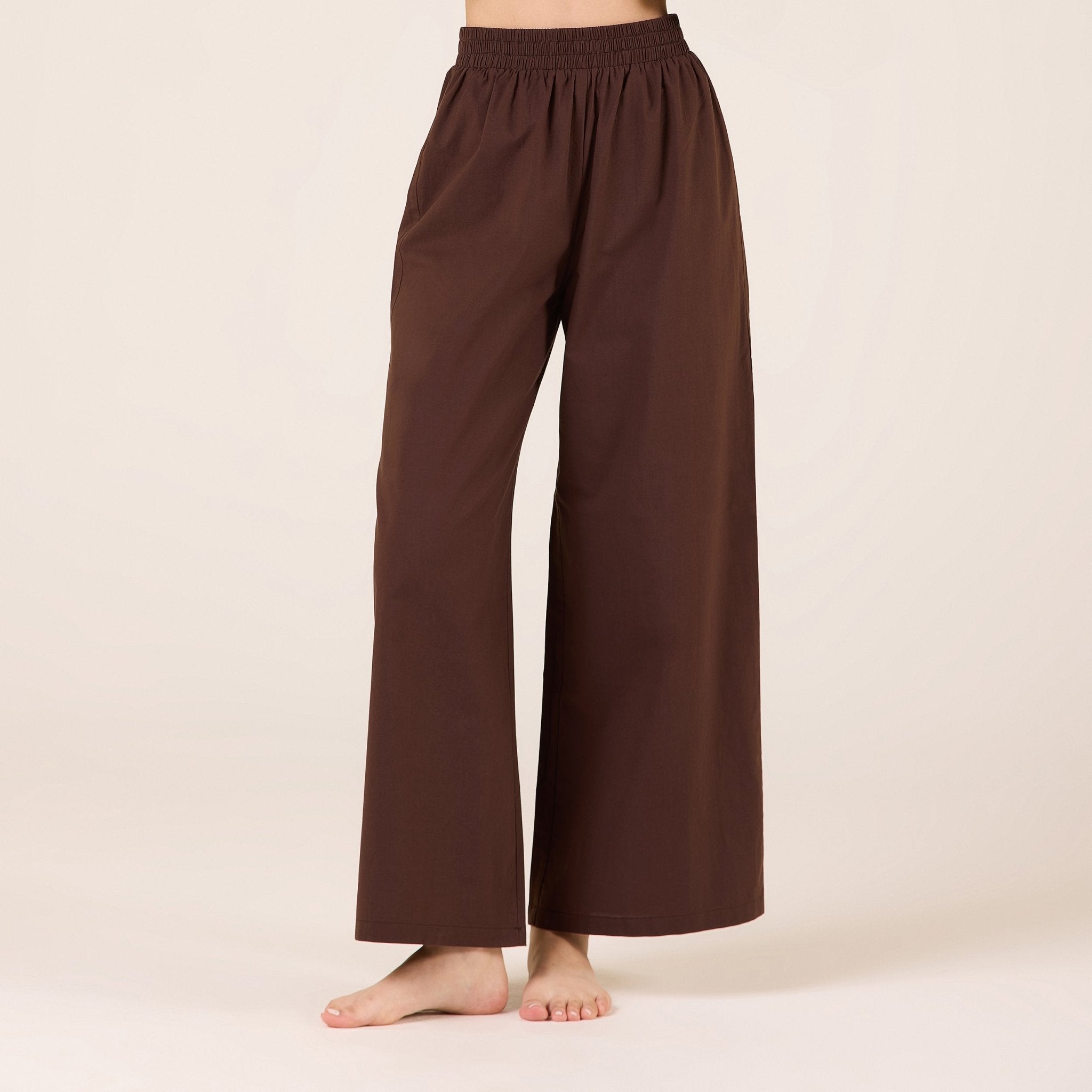 Cotton Floral Print Wide Leg Pants - shopaleena