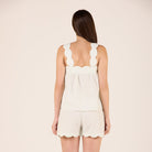 Cotton Scallop Edge Top - shopaleena