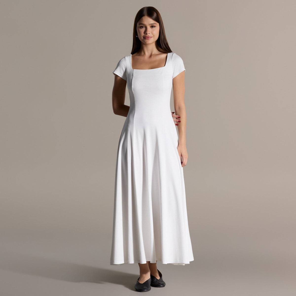 Cotton Under Abaya Dress - shopaleena
