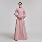 Crepe A-Line Gown - shopaleena