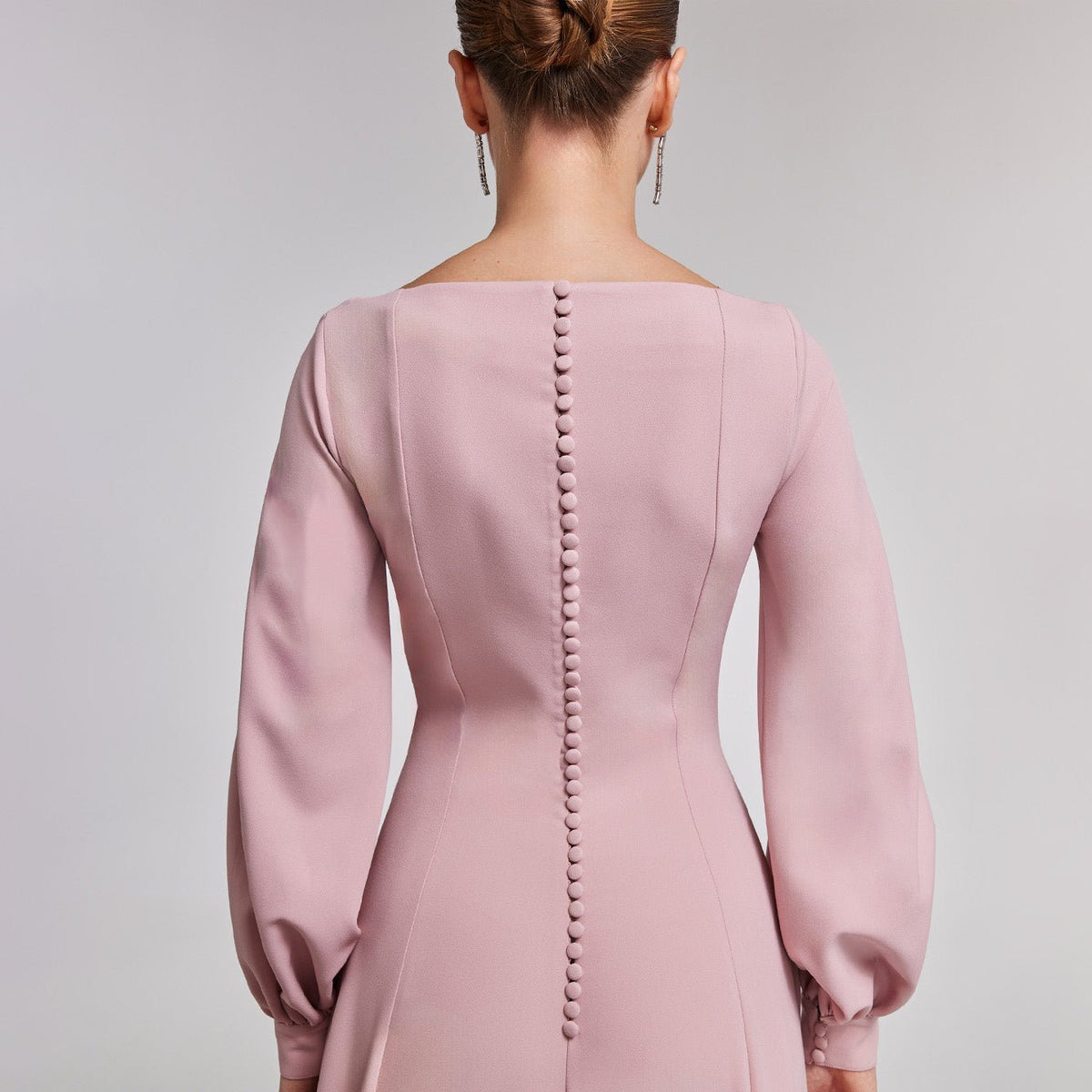 Crepe A-Line Gown - shopaleena