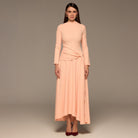 Crepe Asymmetric Dress - shopaleena