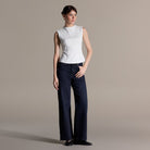 Crew Neck Cotton Top - shopaleena