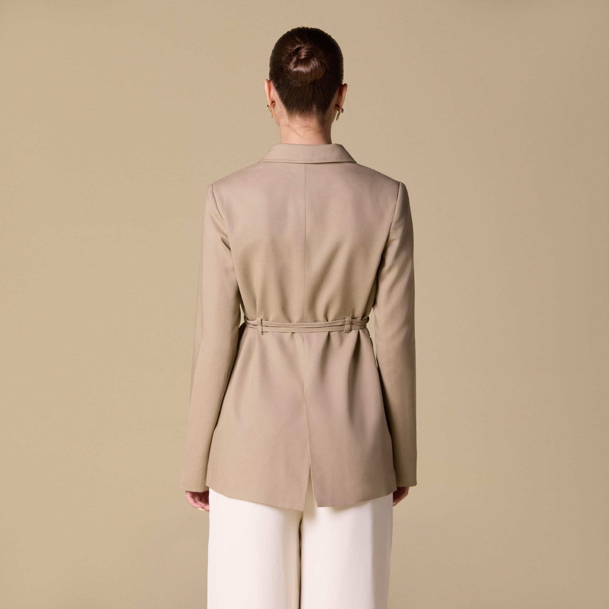 Drop Hem Long Sleeve Top - shopaleena