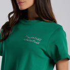 Embroidered Cotton T-shirt - shopaleena