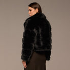 Faux Sable Fur Jacket - shopaleena