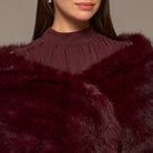 Faux Sable Fur Shawl - shopaleena