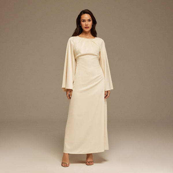 Flowy sleeves Ankle Length Dress shopaleena Flowy sleeves Ankle Length Dress shopaleena