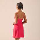 Fuchsia Straight Swim Skirt - shopaleena