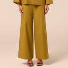 Green Wide Leg Pants - shopaleena