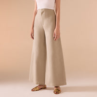 High Haist Linen Trouser - shopaleena