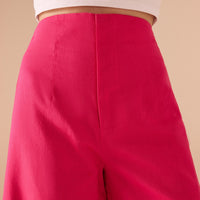 High Haist Linen Trouser - shopaleena