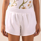 High Waist Swim Shorts - shopaleena