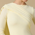 Jersey Draped Maxi Dress with Back Scarf - shopaleena