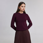 Knit Sweater with Side Buttons - shopaleena