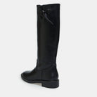 Leather Knee-High Boots - shopaleena