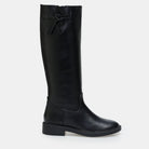 Leather Knee-High Boots - shopaleena