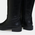 Leather Knee-High Boots - shopaleena