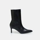 Leather Mid-Calf High Heel Boots - shopaleena