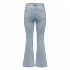 Light Blue Flare Jeans - shopaleena