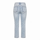 Light Blue Straight Leg Jeans - shopaleena