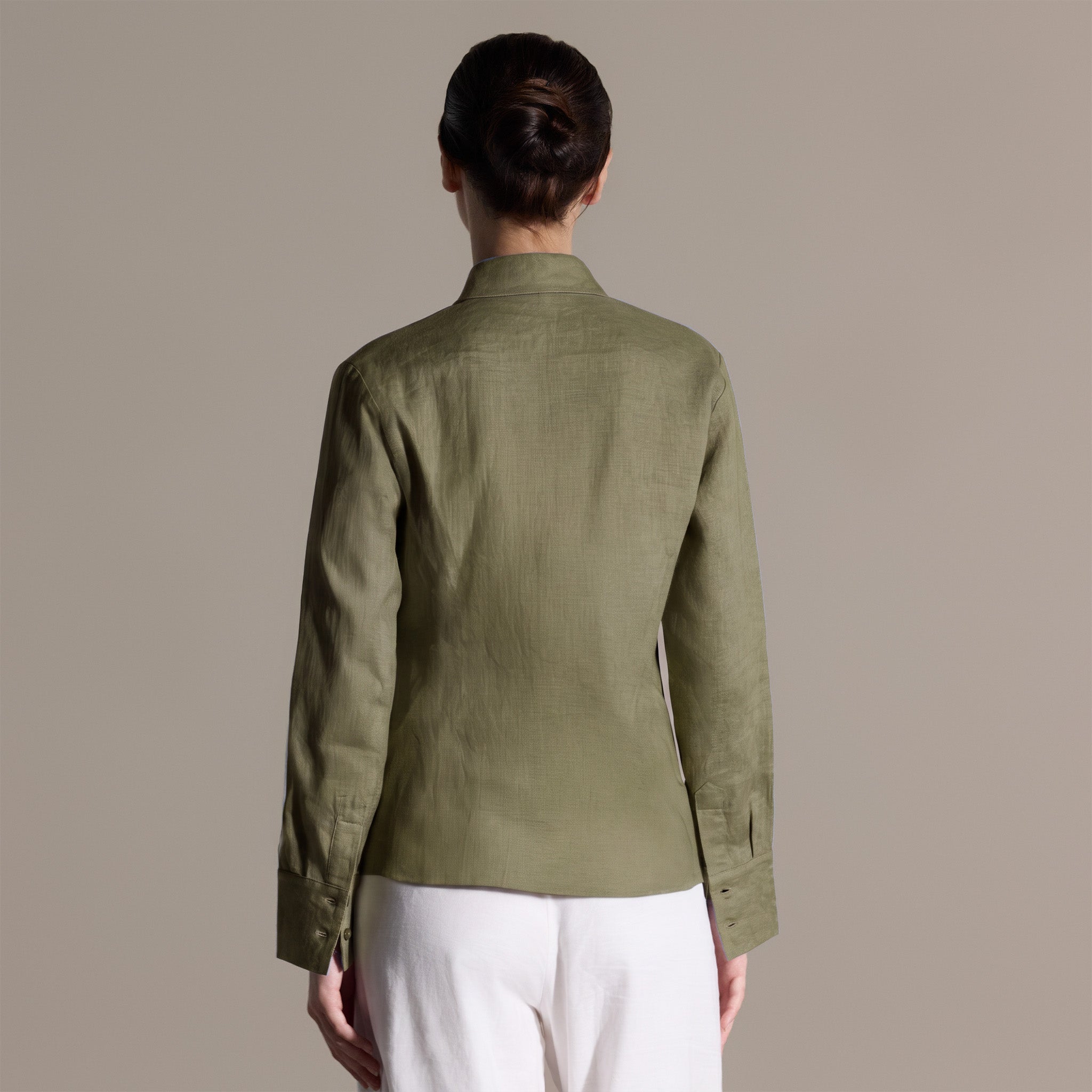 Linen Classic Shirt - shopaleena