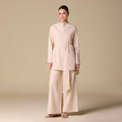 Linen Wide Leg Pants with Side Pockets - shopaleena