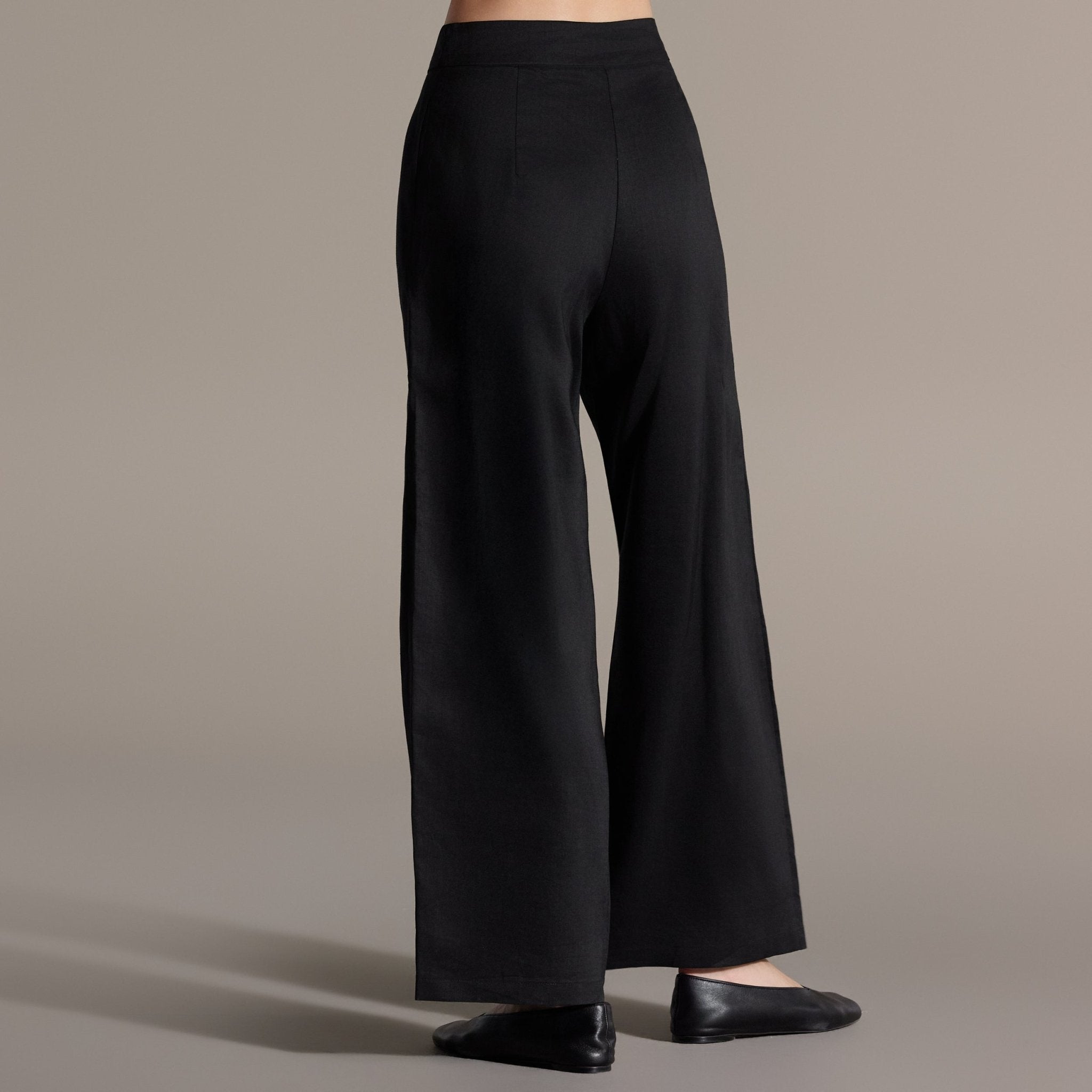 Linen Wide Leg Pants - shopaleena
