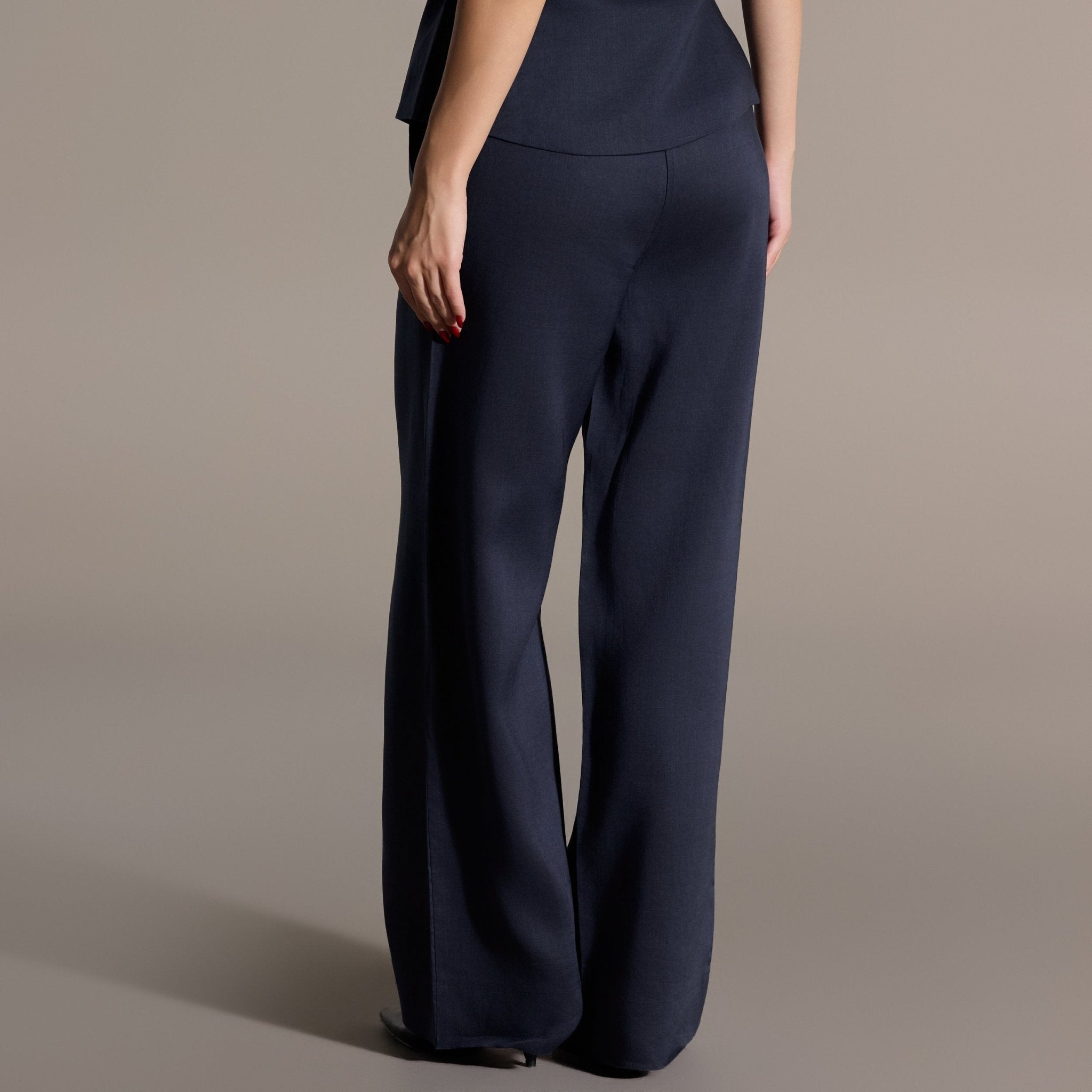 Linen Wide Leg Pants - shopaleena