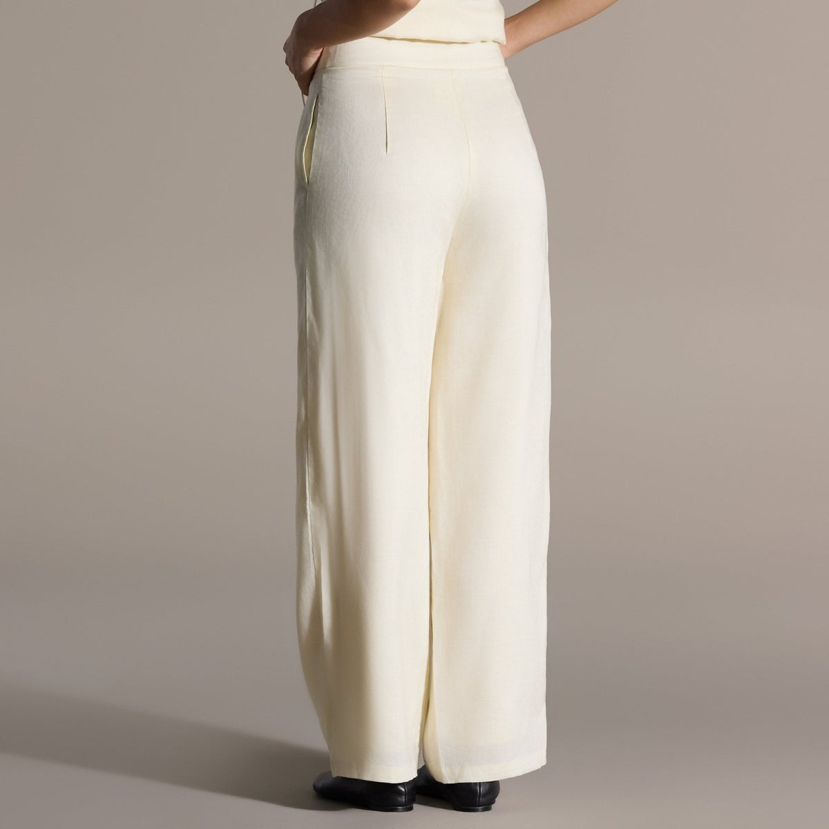 Linen Wide Leg Pants - shopaleena