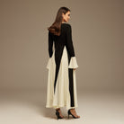 Long Sleeve A - Line Maxi Dress - shopaleena