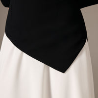 Long Sleeve A - line Midi Crepe Dress - shopaleena