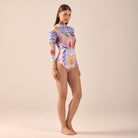 Long Sleeve One Piece Swimsuit - shopaleena