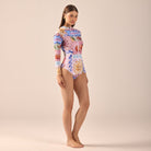 Long Sleeve One Piece Swimsuit - shopaleena