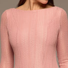 Long Sleeves Godet Maxi Dress - shopaleena