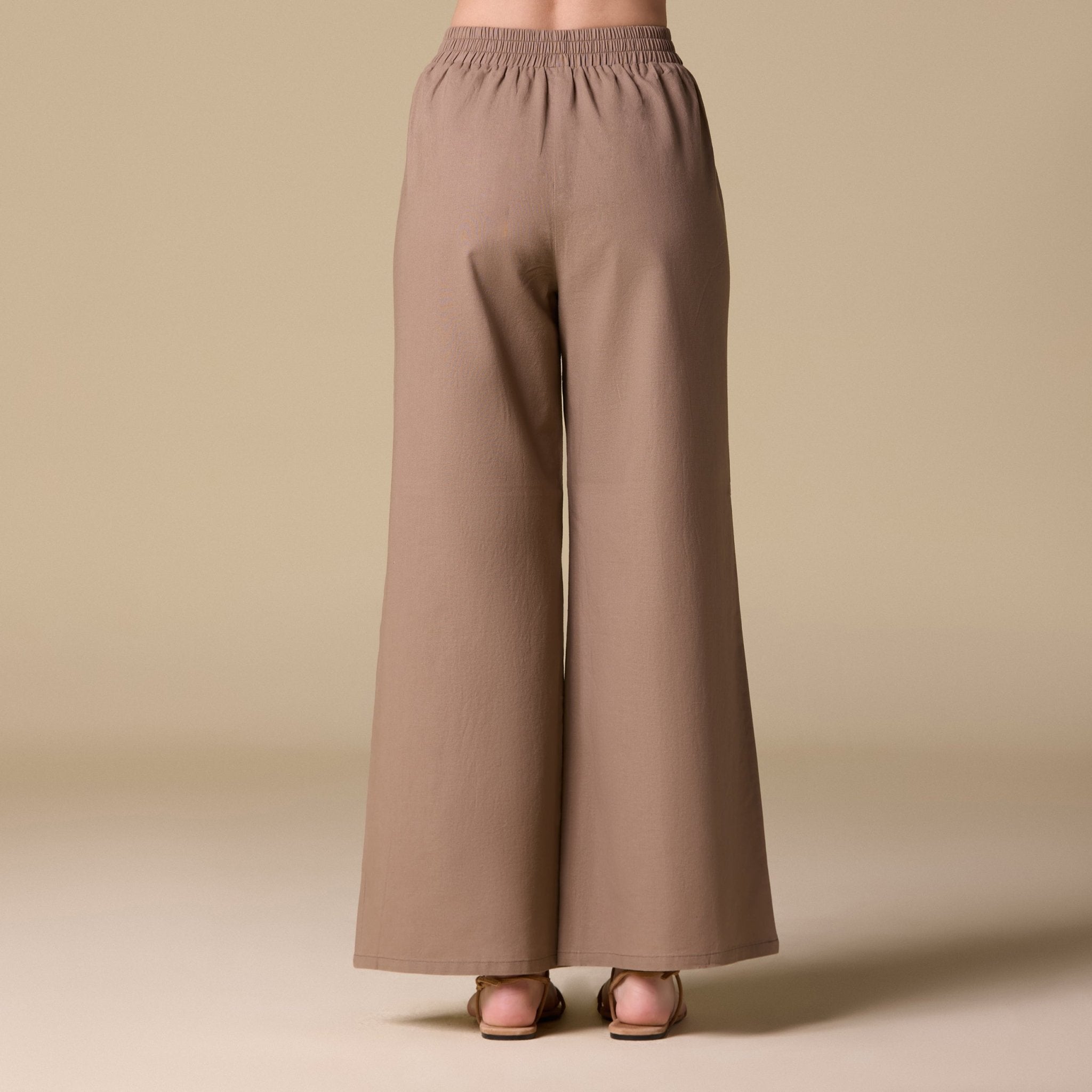 Loose Fit Drawstring Cord Cord Pants - shopaleena