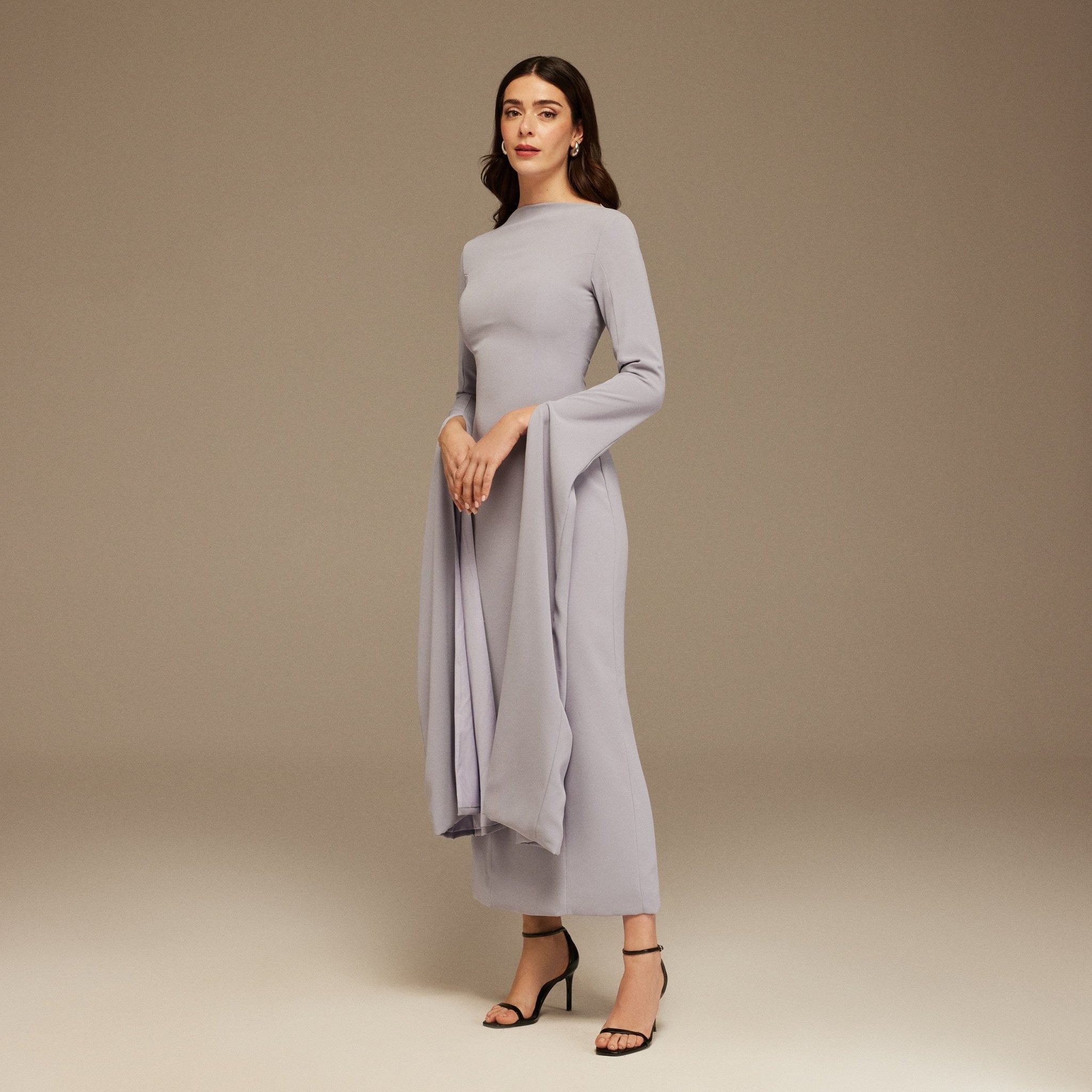 Maxi Flared Sleeve Maxi Dress – shopaleena