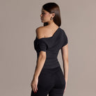Off shoulder Fitted Top - shopaleena