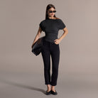Off shoulder Fitted Top - shopaleena