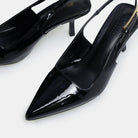 Patent Slingback Heels - shopaleena