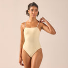 Pearl Strap One Piece Swimsuit - shopaleena