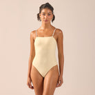 Pearl Strap One Piece Swimsuit - shopaleena