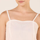 Pink Cotton Crochet Lace Trim Top - shopaleena
