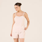 Pink Cotton Crochet Lace Trim Top - shopaleena