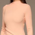 Pink Crepe Draped Asymmetric Neck Maxi Dress - shopaleena